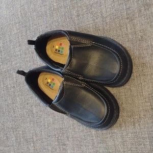 Like New Healthtex Black Dress Shoes: Size 7 Boys